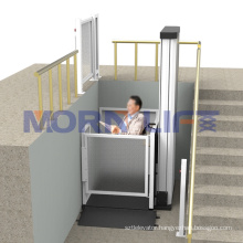 adjacent access vertical platform lift hydraulic electric accessible elevator wheelchair lifts for disabled people